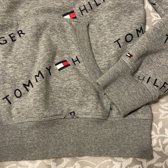 Tommy Hilfiger Grey Hoodie Size Small - Picture 2 of 5